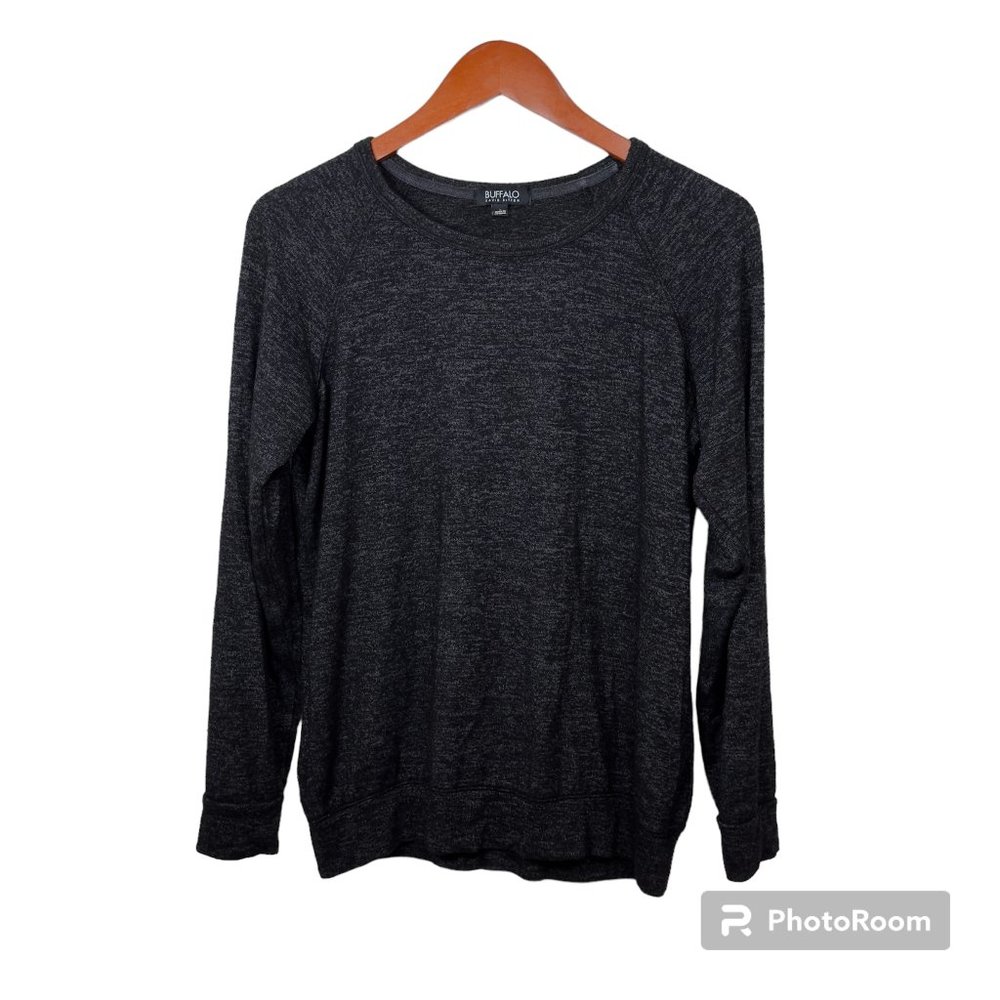 Pre-Owned Buffalo D.B. Black Viscose Long Sleeve, Size S
